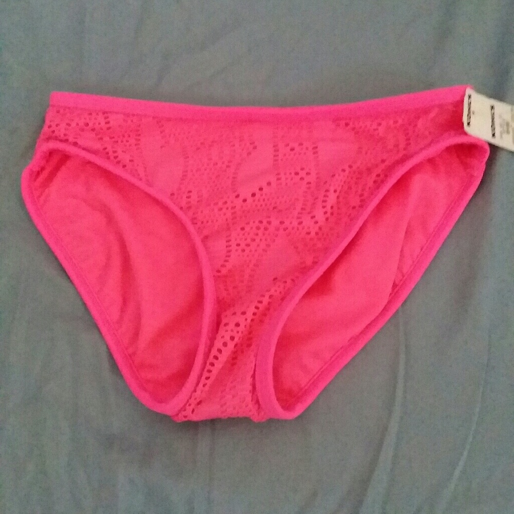 Hot pink bikini bottom